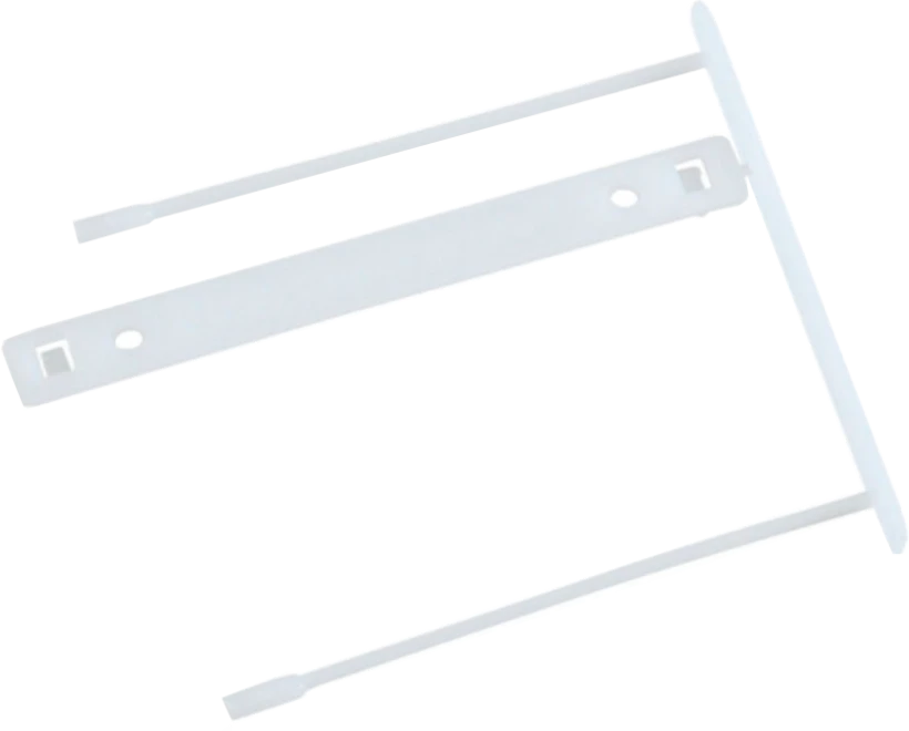 Klips archiwizacyjny Q-Connect Z-Clip (70 mm, 1 sztuka, biały)