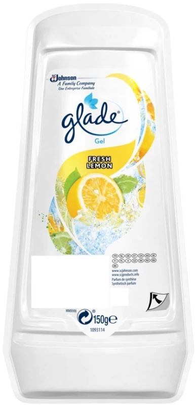 Odświeżacz powietrza Glade by Brise, Fresh Lemon, żel, 150g