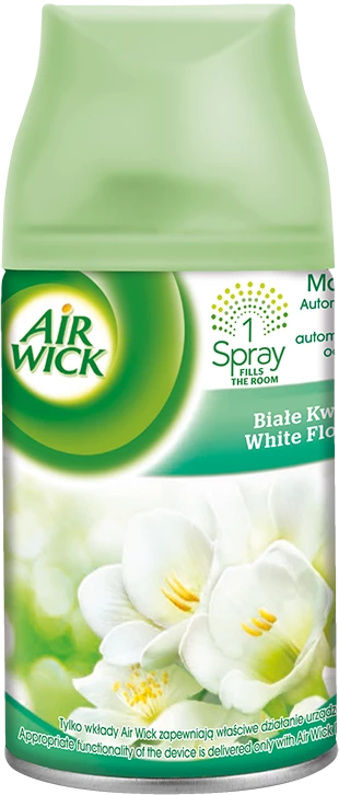 Wkład do odświeżacza automatycznego Air Wick Freshmatic, białe kwiaty, 250ml