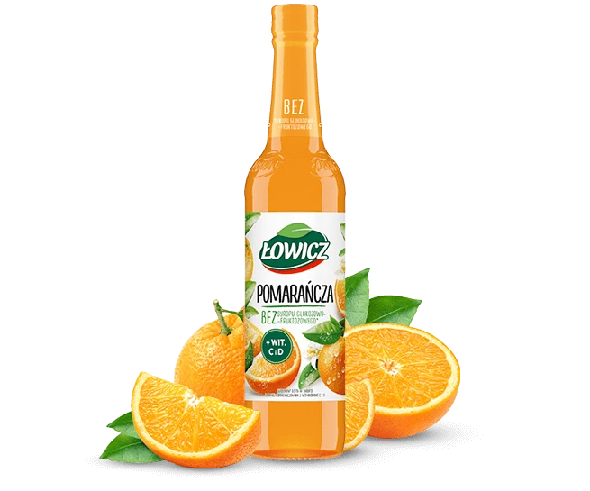 Syrop Łowicz, pomarańczowy, 400ml