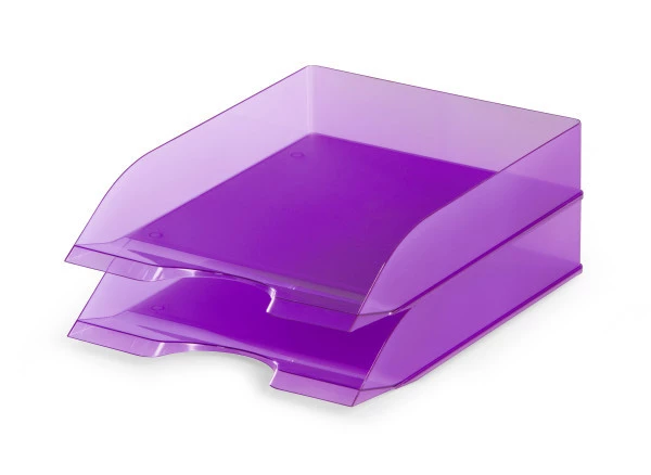Półka na dokumenty Durable Basic, A4, plastikowa, fioletowy