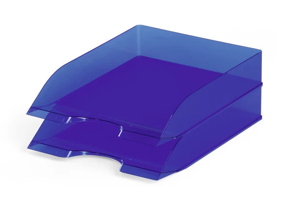 Półka na dokumenty Durable Basic, A4, plastikowa, niebieski