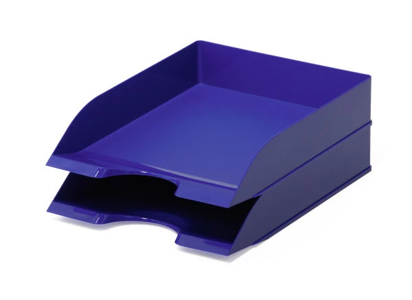 Półka na dokumenty Durable Basic, plastikowa, niebieski