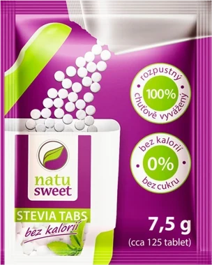 Stewia NatuSweet, w tabletkach, 125 tabletek