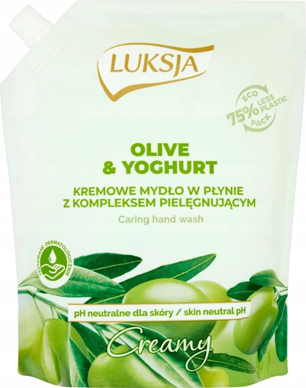Mydło w płynie Luksja Olive, oliwkowy, zapas, 900ml