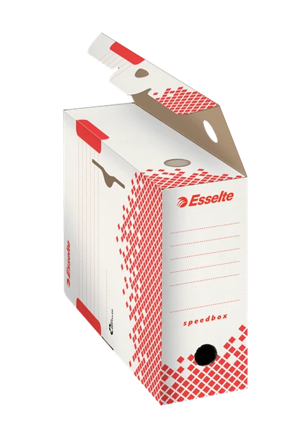 Pudło archiwizacyjne Esselte Speedbox białe 100 mm