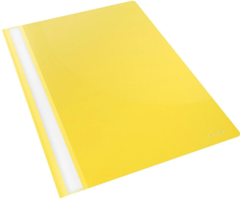 Skoroszyt plastikowy bez oczek Esselte Vivida (A4, do 160 kartek, żółty)