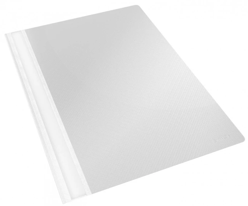 Skoroszyt plastikowy bez oczek Esselte Vivida (A4, do 160 kartek, biały)