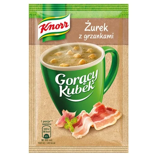 Zupa Knorr Gorący Kubek, żurek z grzankami, 17g