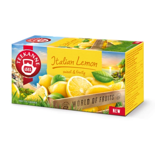 Herbata owocowa w kopertach Teekanne Italian Lemon, cytryna, 20 sztuk x 2g