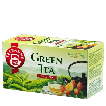 Herbata zielona smakowa w kopertach Teekanne Green Tea Opuncia, opuncja, 20 sztuk x 1.75g 