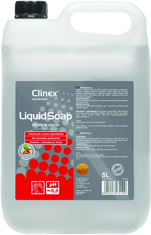 Mydło w płynie Clinex Liquid Soap 77-521, migdałowy, 5L