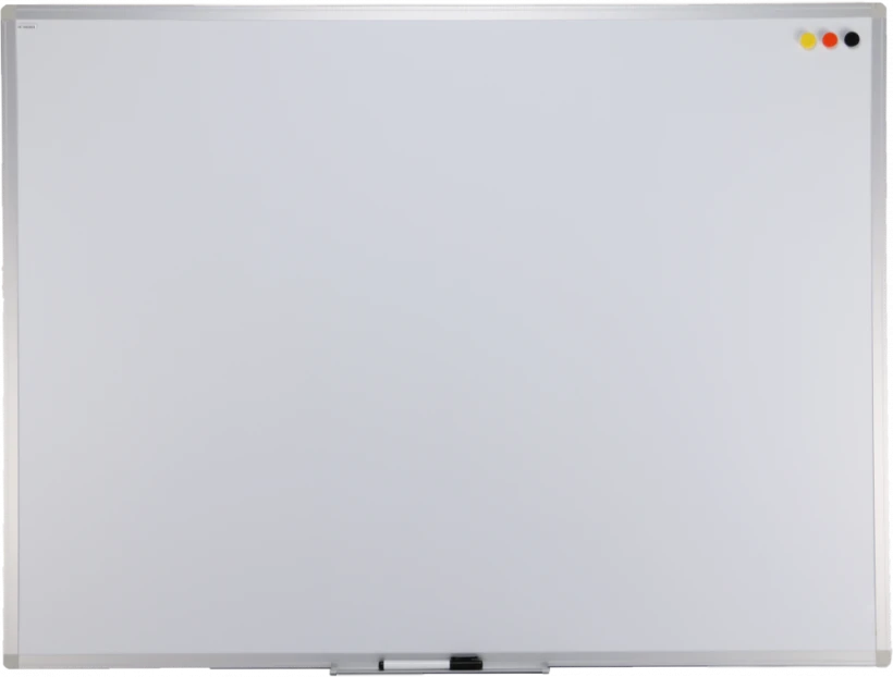 ablica suchościeralno-magnetyczna Ofix Standard, w ramie aluminiowej, lakierowana, 90x120cm, biały