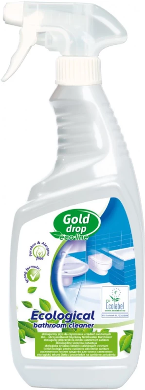 Płyn do urządzeń sanitarnych Eco Line Gold Drop, z rozpylaczem, 0.75l