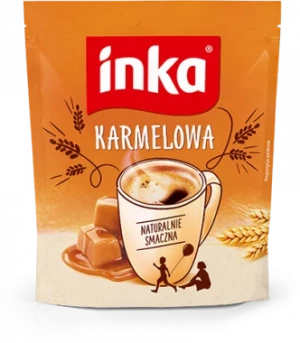 Kawa zbożowa Inka, o smaku karmelowym, 200g