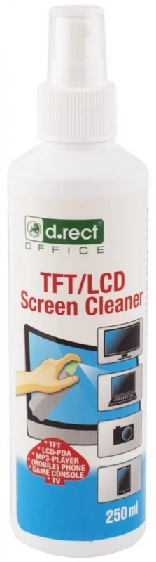 Płyn do czyszczenia ekranów TFT/LCD D.Rect, 250ml