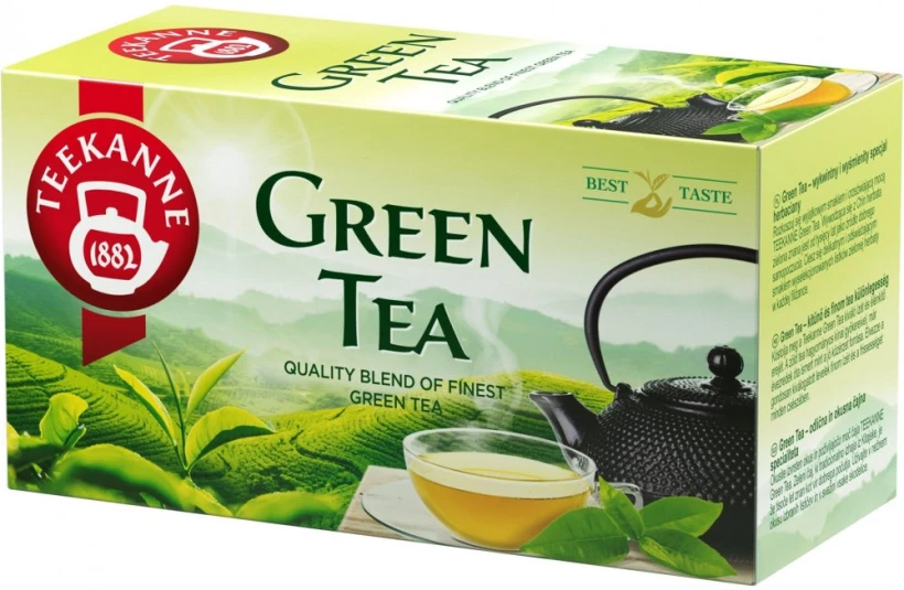 Herbata zielona w kopertach Teekanne Green Tea, 20 sztuk x 1.75g