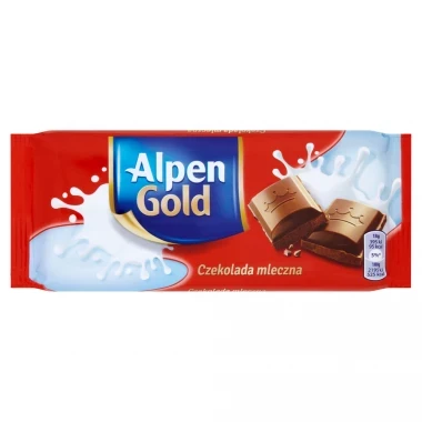 Czekolada Alpen Gold, mleczna, 80g