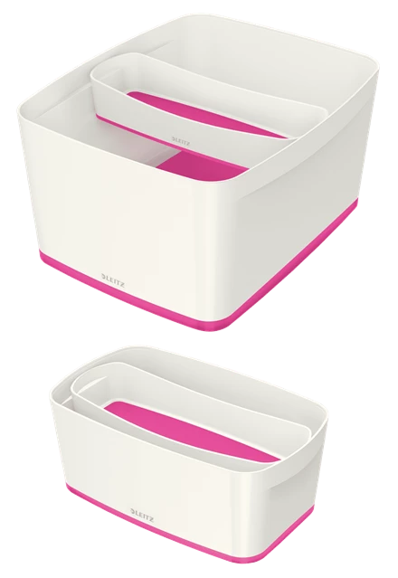 Pojemnik podłużny Leitz, MyBox, 307x105x55mm, biało-różowy