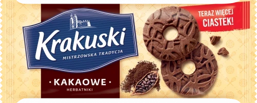 Herbatniki Krakuski, kakaowy, 168g