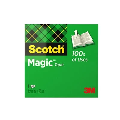 Taśma samoprzylepna Scotch Magic 810, 19mmx10m, przezroczysty matowy