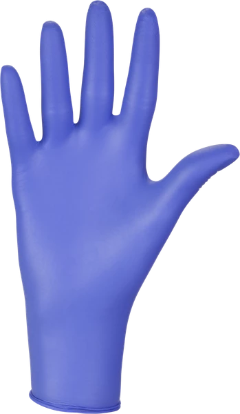 Rękawiczki jednorazowe nitrylowe Nitrylex Classic, bezpudrowe, rozmiar L, 100 sztuk, niebieski