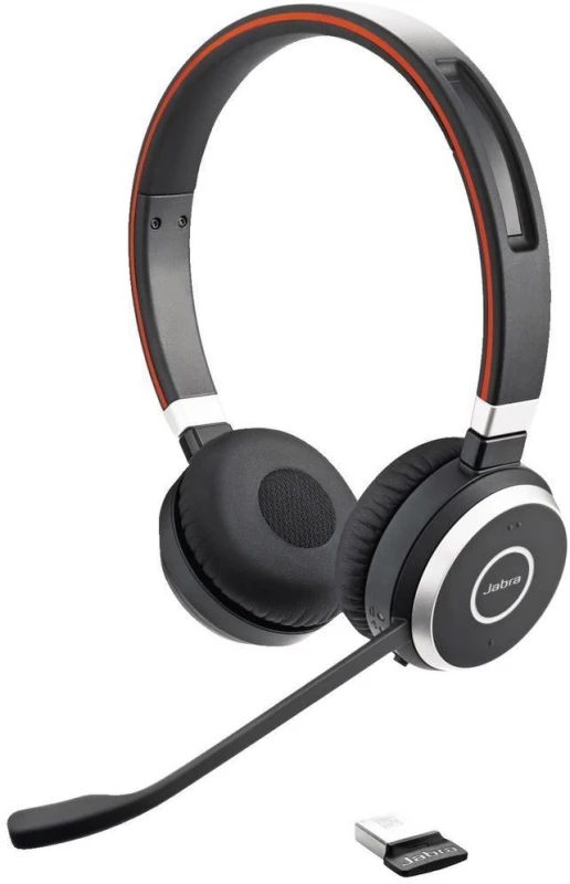 Słuchawki bezprzewodowe Jabra Biznes Evolve 65 SE UC link 380A Stereo, czarny