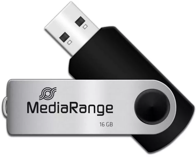 pendrive 16 GB obracany MediaRange USB 2.0