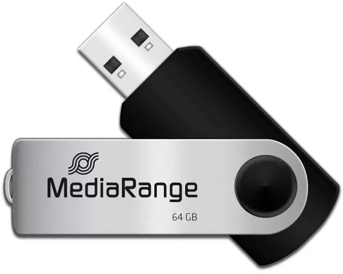 pendrive 64GB obracany MediaRange USB 2.0 