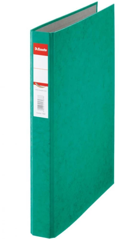 Segregator Esselte, A4, szerokość grzbietu 42mm, do 190 kartek, 2 ringi, zielony