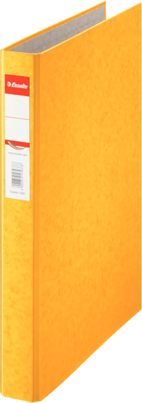Segregator Esselte, A4, szerokość grzbietu 42mm, do 190 kartek, 2 ringi, żółty