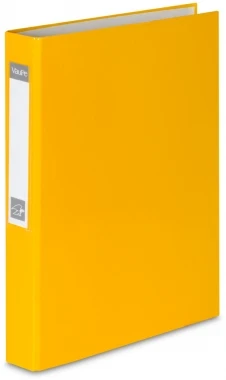 Segregator VauPe FCK, A4, szerokość grzbietu 40mm, do 150 kartek, 2 ringi, żółty