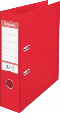 Segregator Esselte Vivida No.1 Power, A4, szerokość grzbietu 75mm, do 500 kartek, czerwony
