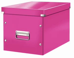 Pudło uniwersalne Leitz Click&amp;Store, rozmiar L (320x310x360mm), różowy