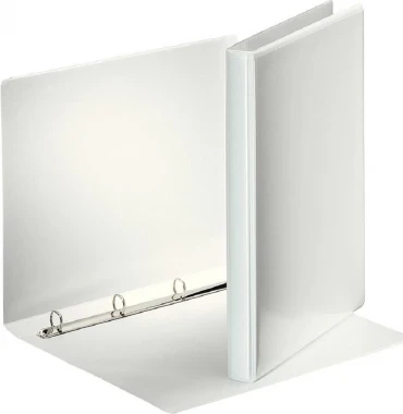 Segregator prezentacyjny Esselte Panorama, A4, szerokość grzbietu 63mm, do 380 kartek, 4 ringi, biały