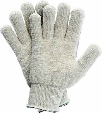 Rękawice termiczne JS Gloves, bawełna, rozmiar 10, jasnoszary