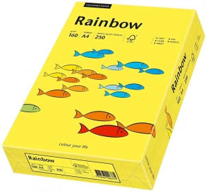 Papier kolorowy Rainbow, A4, 160g/m2, 250 arkuszy