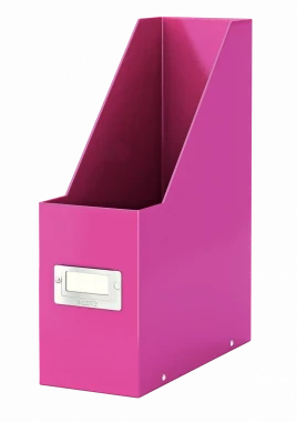 Organizer Leitz Wow Click&amp;Store, A4, 95mm, do 950 kartek różowy