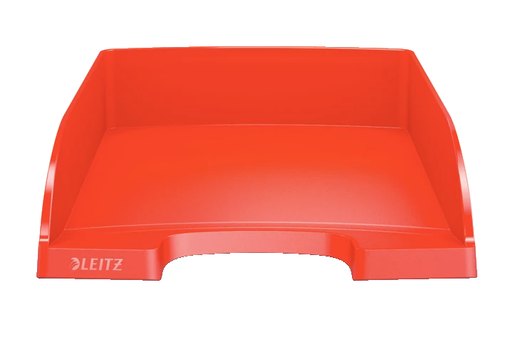 Półka na dokumenty Leitz Plus Standard, A4, plastikowa, jasnoczerwony