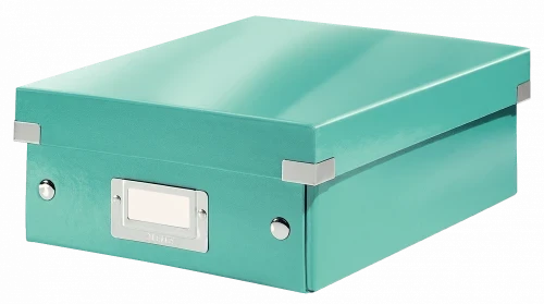 pudełko z przegródkami Leitz Click&amp;Store Wow, 220x100x282mm, błękitny
