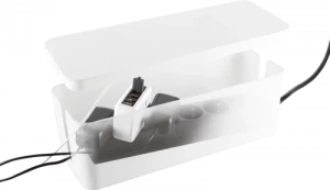 Organizer do kabli LogiLink Cable Box, 407x157x133.5mm, biały