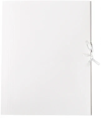 Teczka wiązana Barbara, A4, kartonowa, 280g/m2, 30mm, biały