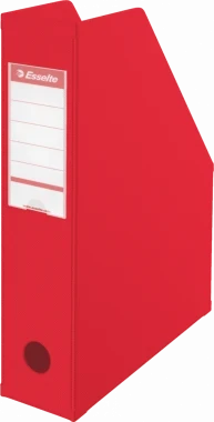Organizer kartonowy na dokumenty Esselte Vivida, składany , A4, 70mm, do 700 kartek czerwony