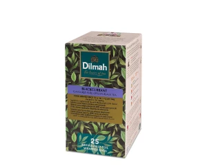 Herbata czarna aromatyzowana w kopertach Dilmah, czarna porzeczka, 25 sztuk x 2g