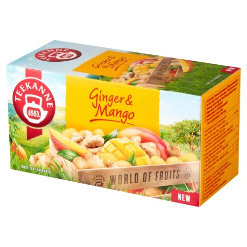 Herbata owocowa Teekanne Ginger Mango, imbir i mango, 20sztuk x 1.75g