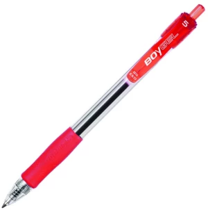 długopis żelowy automatyczny Rystor, Boy Gel, 0.5mm, czerwony
