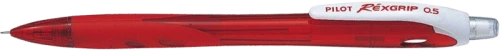 Ołówek automatyczny Pilot Rexgrip Begreen, 0.5mm, z gumką, czerwony