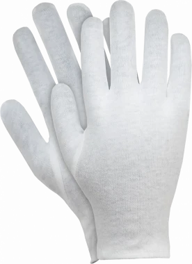 Rękawice tkaninowe Reis, RWKB W, bawełna, rozmiar S, biały