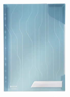 Folder groszkowy Leitz CombiFile, A4, do 40 kartek, 200µm, 5 sztuk, niebieski