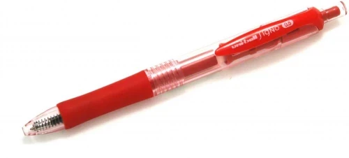 długopis żelowy automatyczny Uni, UMN-152 Signo, 0.5 mm czerwony